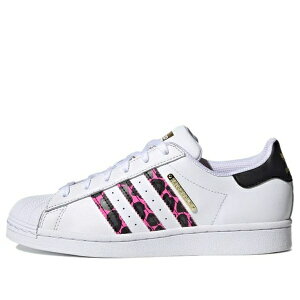adidas �A�f�B�_�X ���f�B�[�X �X�j�[�J�[ �y(WMNS) adidas originals Superstar 'White Black Gold' FX6037�z �T�C�Y US_6(23.0cm)