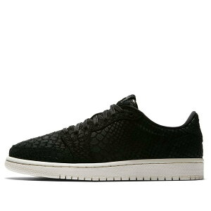 Jordan �W���[�_�� ���f�B�[�X �X�j�[�J�[ �y(WMNS) Air Jordan 1 Retro Low 'Black Python' AJ6004-010�z �T�C�Y US_6(23.0cm)