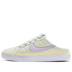 Nike �i�C�L ���f�B�[�X �X�j�[�J�[ �y(WMNS) Nike Court Legacy Mule 'Light Yellow Purple' HJ3494-151�z �T�C�Y US_7.5(24.5cm)