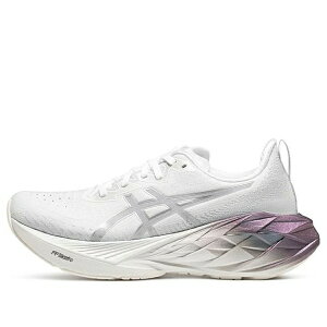 ASICS �A�V�b�N�X ���f�B�[�X �X�j�[�J�[ �y(WMNS) ASICS Novablast 4 Platinum 'Real White Pure Silver' 1012B722-100�z �T�C�Y US_8.5(25.5cm)