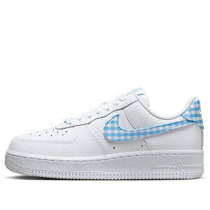 Nike �i�C�L ���f�B�[�X �X�j�[�J�[ �y(WMNS) Nike Air Force 1 Low 'University Blue Gingham Plaids' DZ2784-100�z �T�C�Y US_6(23.0cm)