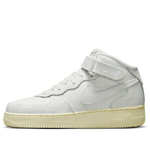 Nike �i�C�L ���f�B�[�X �X�j�[�J�[ �y(WMNS) Nike Air Force 1 '07 Mid 'White Canvas' DZ4866-121�z �T�C�Y US_7(24.0cm)