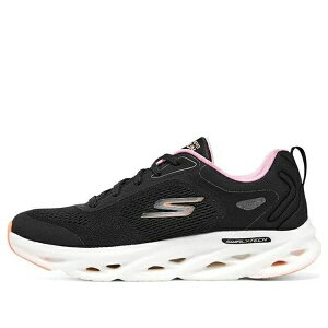 Skechers �X�P�b�`���[�Y ���f�B�[�X �X�j�[�J�[ �y(WMNS) Skechers GO RUN Swirl Tech 'Black White Pink' 129496-BKPK�z �T�C�Y US_8(25.0cm)