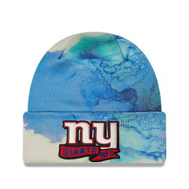 ニューエラ メンズ 帽子 アクセサリー New York Giants New Era 2022 Sideline Ink Dye Cuffed Knit Hat Royal