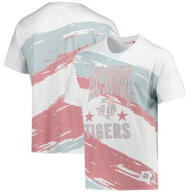 ミッチェル&ネス メンズ Tシャツ トップス Texas Southern Tigers Mitchell & Ness Paintbrush Sublimated TShirt White