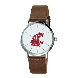 ジャーディン メンズ 腕時計 アクセサリー Washington State Cougars Plexus Leather Watch Brown