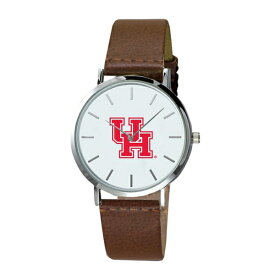 ジャーディン メンズ 腕時計 アクセサリー Houston Cougars Plexus Leather Watch Brown