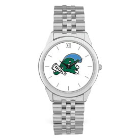 ジャーディン メンズ 腕時計 アクセサリー Tulane Green Wave Unisex Team Logo Rolled Link Bracelet Wristwatch -