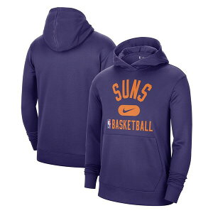 �i�C�L �����Y �p�[�J�[�E�X�E�F�b�g�V���c �A�E�^�[ Men's Purple Phoenix Suns 2021-2022 Spotlight On Court Performance Practice Pullover Hoodie Purple