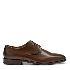 【送料無料】 ボス メンズ ドレスシューズ シューズ Leather Derby Shoes Medium Brown