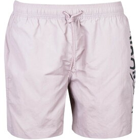 【送料無料】 バブアー メンズ カジュアルパンツ ボトムス Large Logo Swim Shorts Dk Thistle