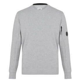 【送料無料】 シーピーカンパニー メンズ ニット&セーター アウター Heavyweight Lens Sweatshirt Grey Melange