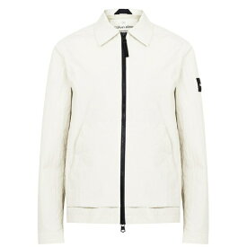 【送料無料】 カルバンクライン メンズ シャツ トップス Lightweight Jacket Stone Beige ACE