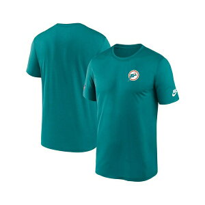 �i�C�L �����Y T�V���c �g�b�v�X Men's Aqua Miami Dolphins Sideline Alt Pack Small Logo Legend Performance T-Shirt Aqua