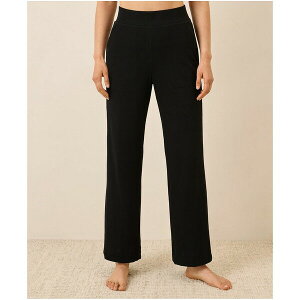 pNg fB[X JWApc {gX Women's Dream Rib Wide Leg Lounge Pant Black