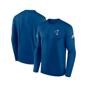 iCL Y TVc gbvX Men's Royal Indianapolis Colts Legend Small Logo Performance Long Sleeve T-Shirt Royal