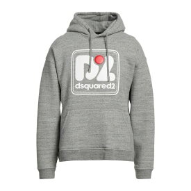 【送料無料】 ディースクエアード メンズ パーカー・スウェットシャツ アウター Sweatshirts Grey