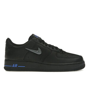 Nike �i�C�L �����Y �X�j�[�J�[ �yNike Air Force 1 Low Jewel Black Grey Royal�z �T�C�Y US_10.5(28.5cm) Black/Wolf Grey-Game Royal