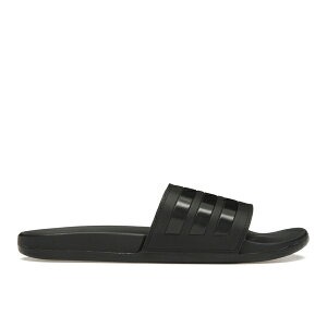 adidas �A�f�B�_�X �����Y �X�j�[�J�[ �yadidas Adilette Comfort Slides Core Black�z �T�C�Y US_9(27.0cm) Core Black/Core Black/Core Black
