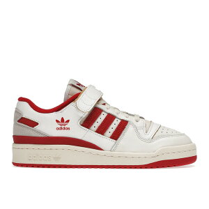 adidas �A�f�B�_�X �����Y �X�j�[�J�[ �yadidas Forum 84 Low Candy Cane�z �T�C�Y US_11.5(29.5cm) Cloud White/Team Power Red/Cream White