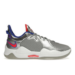 Nike �i�C�L �����Y �X�j�[�J�[ �yNike PG 5 Clippers Metallic Silver�z �T�C�Y US_9.5(27.5cm) Metallic Silver/Hyper Royal/Laser Crimson