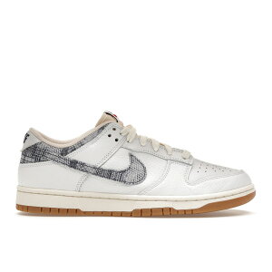 Nike �i�C�L �����Y �X�j�[�J�[ �yNike Dunk Low New Americana Washed Denim�z �T�C�Y US_8(26.0cm) White/Midnight Navy-Gym Red-Sail