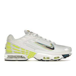Nike �i�C�L �����Y �X�j�[�J�[ �yNike Air Max Plus 3 3D Swoosh White Volt�z �T�C�Y US_7.5(25.5cm) White/Volt/Light Marine/Blackened Blue