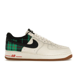 Nike �i�C�L �����Y �X�j�[�J�[ �yNike Air Force 1 Low '07 LX Plaid Pale Ivory Stadium Green�z �T�C�Y US_7(25.0cm) Pale Ivory/Stadium Green/University Red/Black