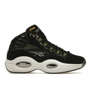 Reebok ���[�{�b�N �����Y �X�j�[�J�[ �yReebok Question Mid Panini Black Pulsar Prizm�z �T�C�Y US_10.5(28.5cm) Black/Grey/Black