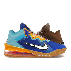 Nike �i�C�L �����Y �X�j�[�J�[ �yNike LeBron 18 Low Xbox Controller Set Wile E. vs Roadrunner Space Jam�z �T�C�Y US_M_14 Racer Blue/Baltic Blue-University Gold-White