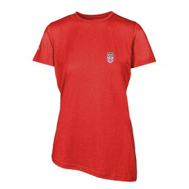 レベルウェア レディース Tシャツ トップス USWNT Levelwear Women's Birch TShirt Red