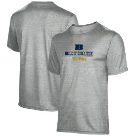 プロスフィア メンズ Tシャツ トップス Beloit College Buccaneers Volleyball Name Drop TShirt Gray