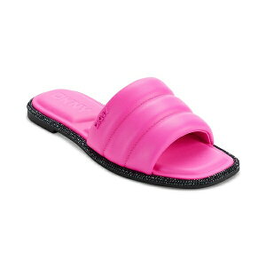 _i L j[[N fB[X T_ V[Y Bethea Quilted Slip-On Slide Sandals Shocking Pink