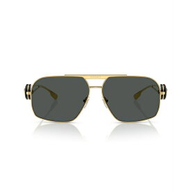 ヴェルサーチ メンズ サングラス・アイウェア アクセサリー Men's Sunglasses, Ve2269 Gold