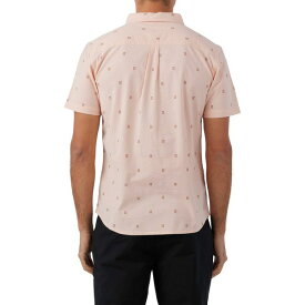 オニール メンズ シャツ トップス Men's Quiver Stretch Dobby Short Sleeve Standard Shirt Pink Dust