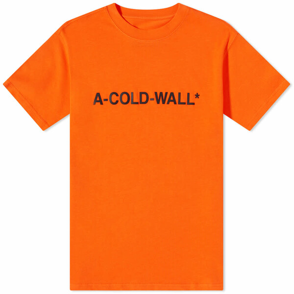 アコールドウォール メンズ トップス Tシャツ Orange 全商品無料サイズ交換 アコールドウォール メンズ Tシャツ トップス A-COLD-WALL* Essential Logo Tee Orange