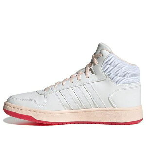 adidas AfB_X fB[X Xj[J[ y(WMNS) adidas Hoops 2.0 Mid 'White Power Pink' FW9355z TCY US_7(24.0cm)