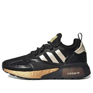 adidas AfB_X fB[X Xj[J[ y(WMNS) adidas ZX 2K Boost 'Black Gold Metallic' FY2014z TCY US_6(23.0cm)