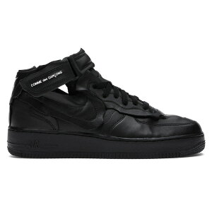 Nike iCL Y Xj[J[ yNike Air Force 1 Mid Comme des Garcons Blackz TCY US_12(30.0cm) Black/Black-White-Black