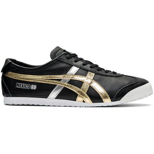 ASICS AVbNX Y Xj[J[ yOnitsuka Tiger Mexico 66 Black Gold Silverz TCY US_5.5(23.5cm) Black/Gold