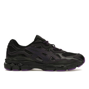 ASICS �A�V�b�N�X �����Y �X�j�[�J�[ �yASICS Gel-NYC Needles Black Purple�z �T�C�Y US_6(24.0cm) Black/Black