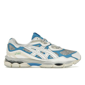 ASICS �A�V�b�N�X �����Y �X�j�[�J�[ �yASICS Gel-NYC Shigen 2.0�z �T�C�Y US_8.5(26.5cm) White/Dolphin Blue