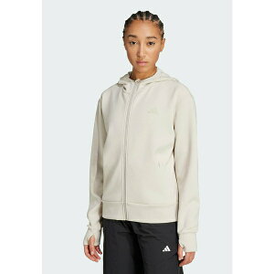 AfB_X fB[X tBbglX X|[c HOODED - Fleece jacket - beige