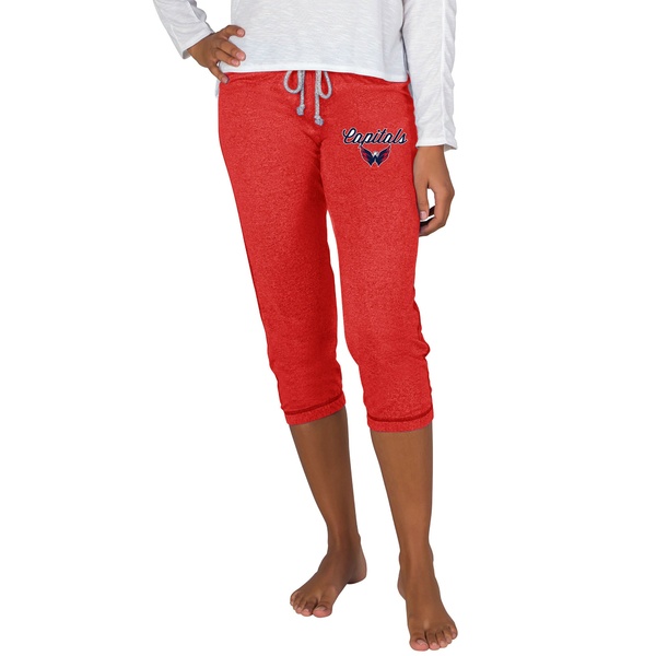 コンセプトスポーツ レディース カジュアルパンツ ボトムス Washington Capitals Women´s Quest Knit Capri Pants Red