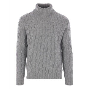 �U�m�[�l �����Y �j�b�g&�Z�[�^�[ �A�E�^�[ Cable-knit turtleneck sweater Grey