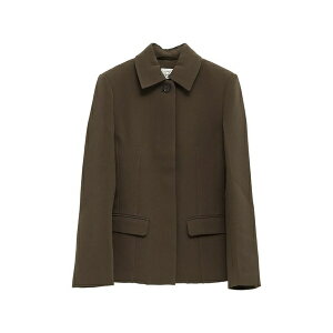 �g�[�e�� ���f�B�[�X �W���P�b�g���u���]�� �A�E�^�[ Notched collar pocket jacket Brown