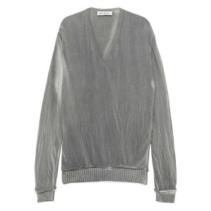 �A���[���K�V�[ �����Y �j�b�g&�Z�[�^�[ �A�E�^�[ V-neck ribbed-trim sweater Grey
