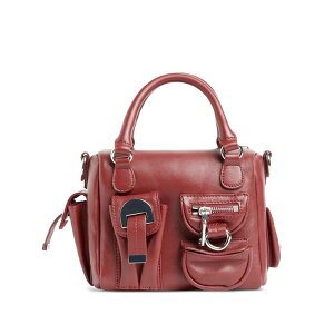 �V���V�A���[���C ���f�B�[�X �g�[�g�o�b�O �o�b�O Leather cargo mini bag Red