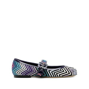 �~�b�\�[�j ���f�B�[�X �T���_�� �V���[�Y Wave ballerina shoes Purple
