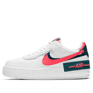 Nike �i�C�L ���f�B�[�X �X�j�[�J�[ �y(WMNS) Nike Air Force 1 Shadow 'White Solar Red' DB3902-100�z �T�C�Y US_5(22.0cm)